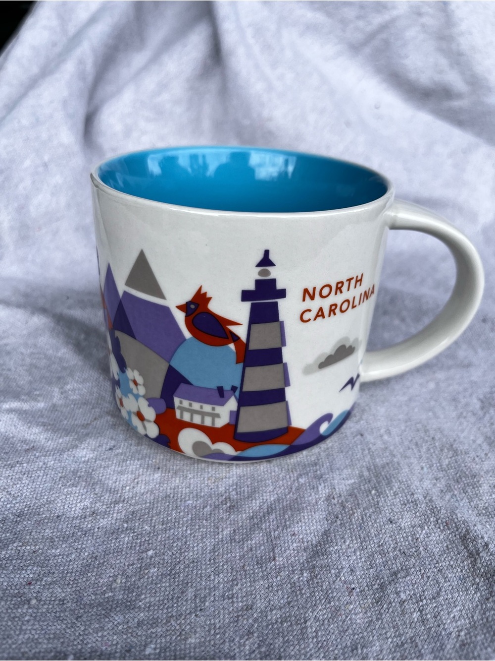 Starbucks North Carolina You Are Here Collection Mug 2013